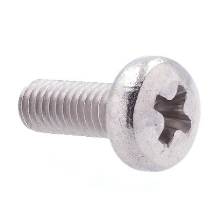 Prime-Line Machine Screw, Metric, Pan Head, Phil Drive M3-0.5 X 8MM A2-70 Stainless Steel 10PK 9131011